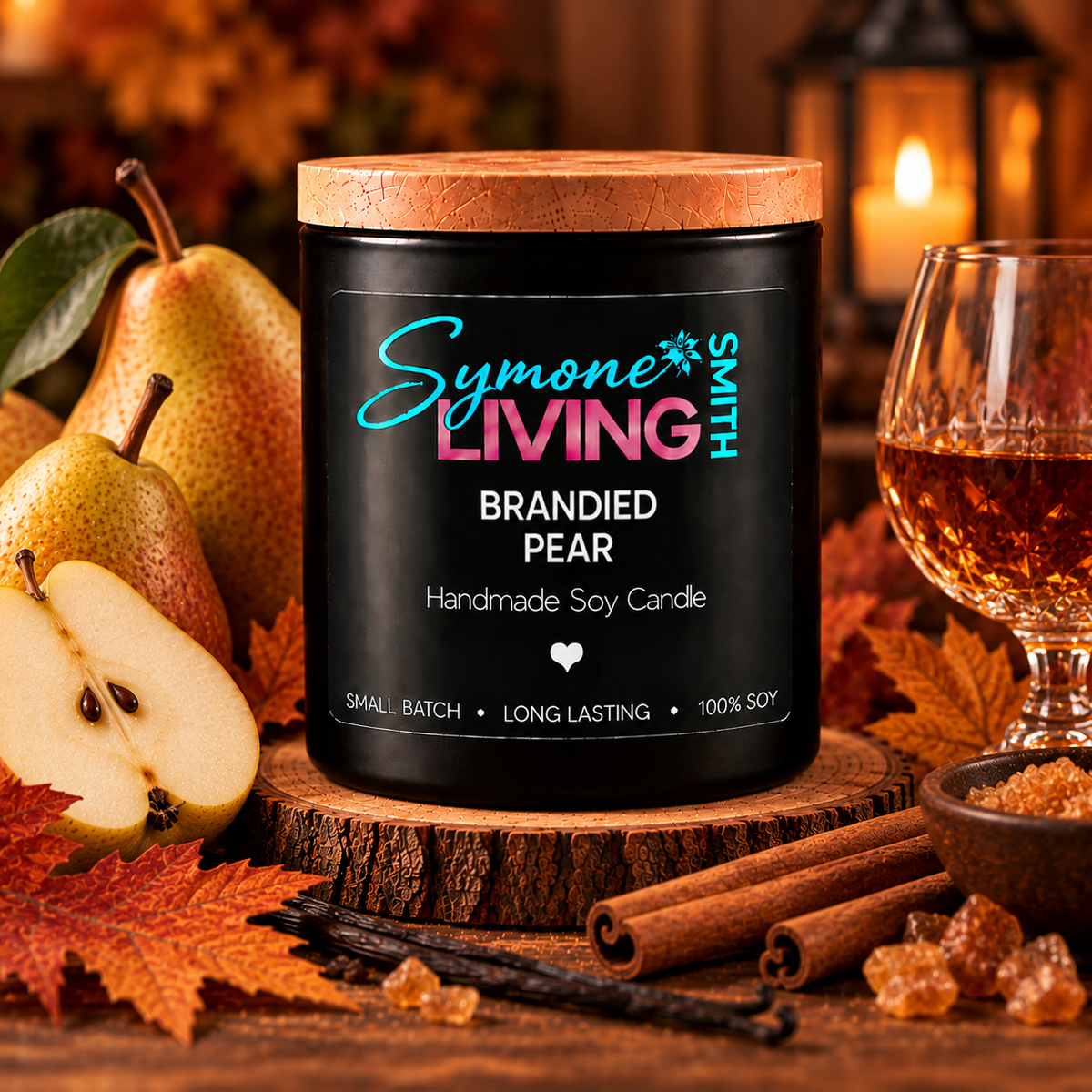 Brandied Pear - Soy Candle